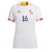 Günstige Belgien Thorgan Hazard #16 Auswärts Fussballtrikot Damen WM 2022 Kurzarm